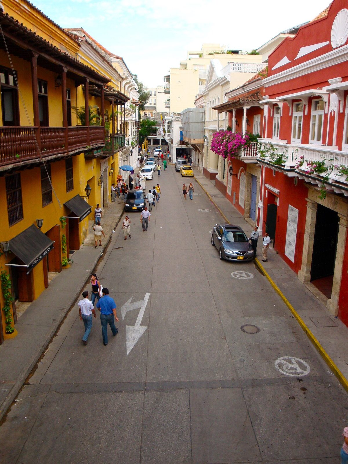 Vista del casco histórico amurallado, lo primero que ver en Cartagena de Indias