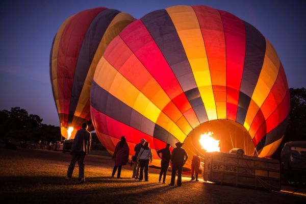 Qué hacer en Amboseli: paseo en globo al amanecer sobre la sabana