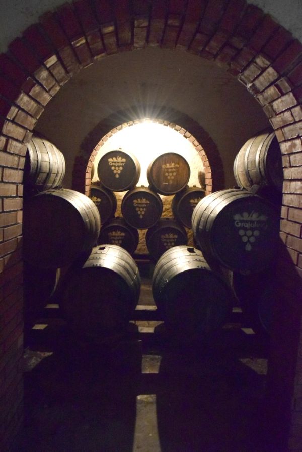 Cata de vino en una bodega de la D.O. Utiel-Requena