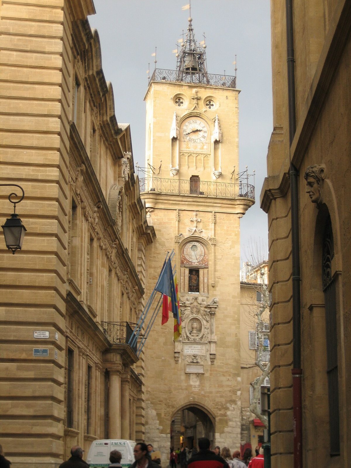 Calles del casco antiguo de Aix-en-Provence, punto de partida ideal para ver la ciudad