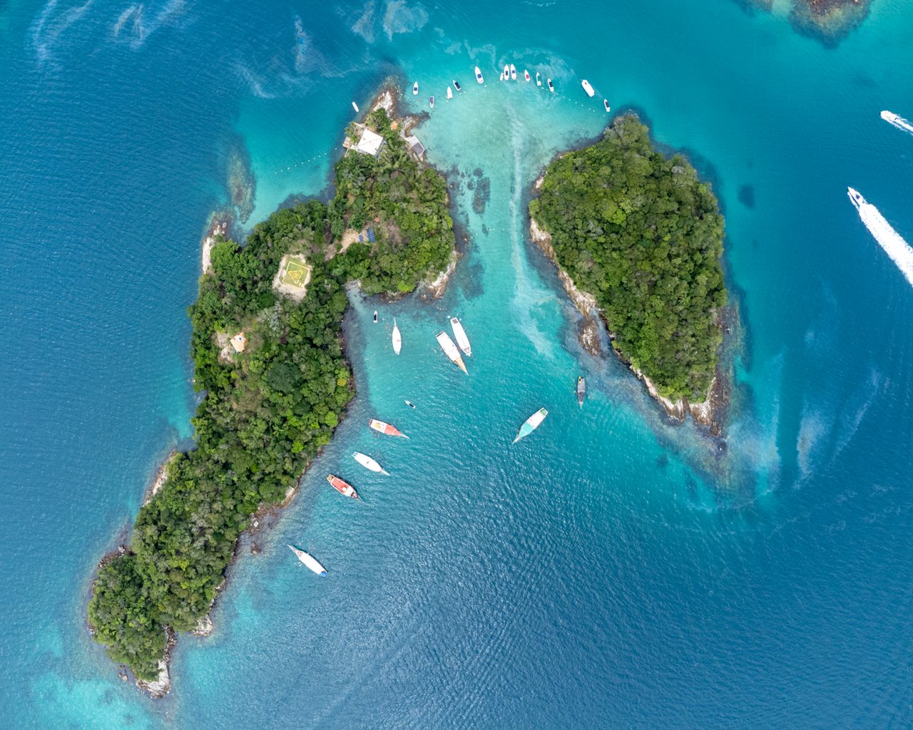 Las aguas turquesa del archipiélago, lo mejor que ver en Angra dos Reis