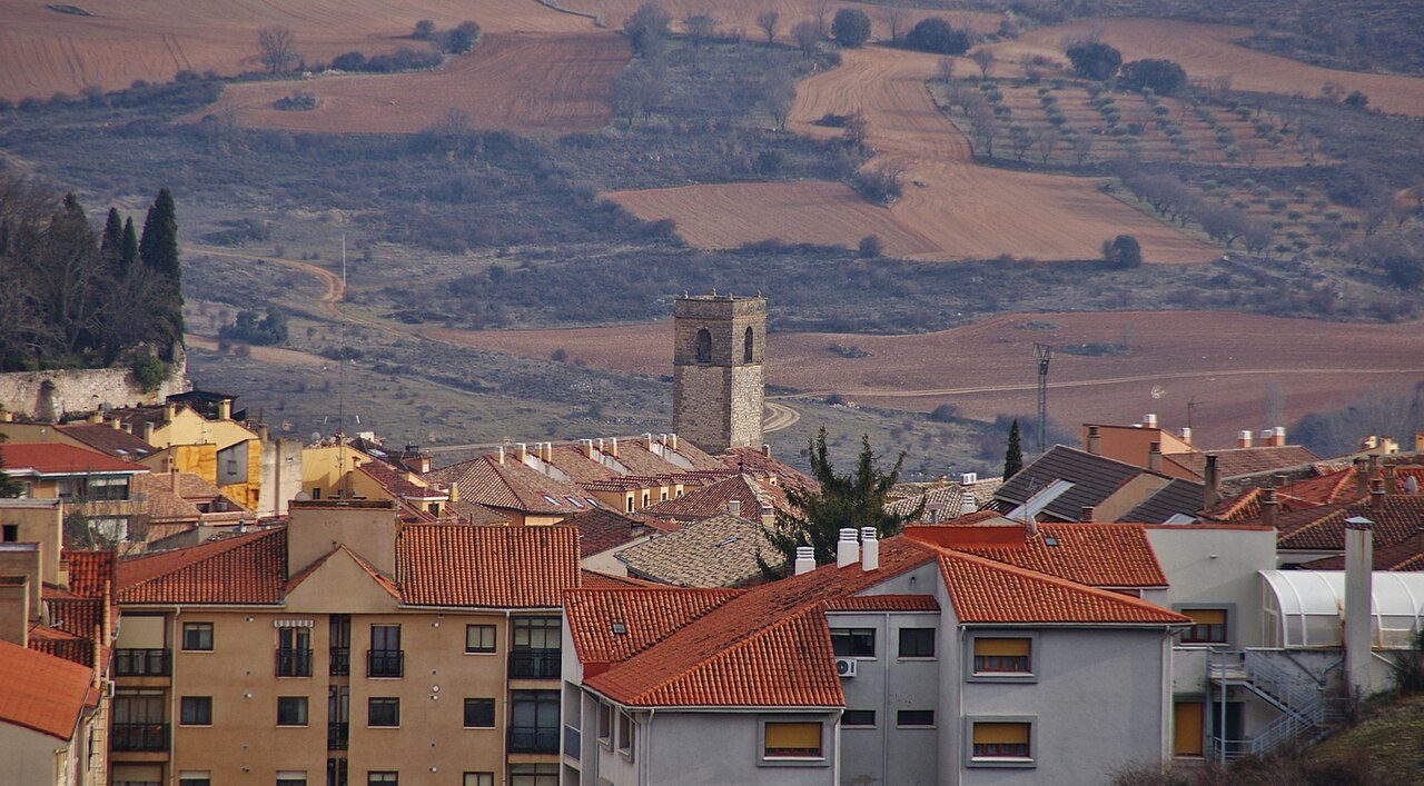 Vista del casco histórico de Brihuega, uno de los pueblos más bonitos de Guadalajara
