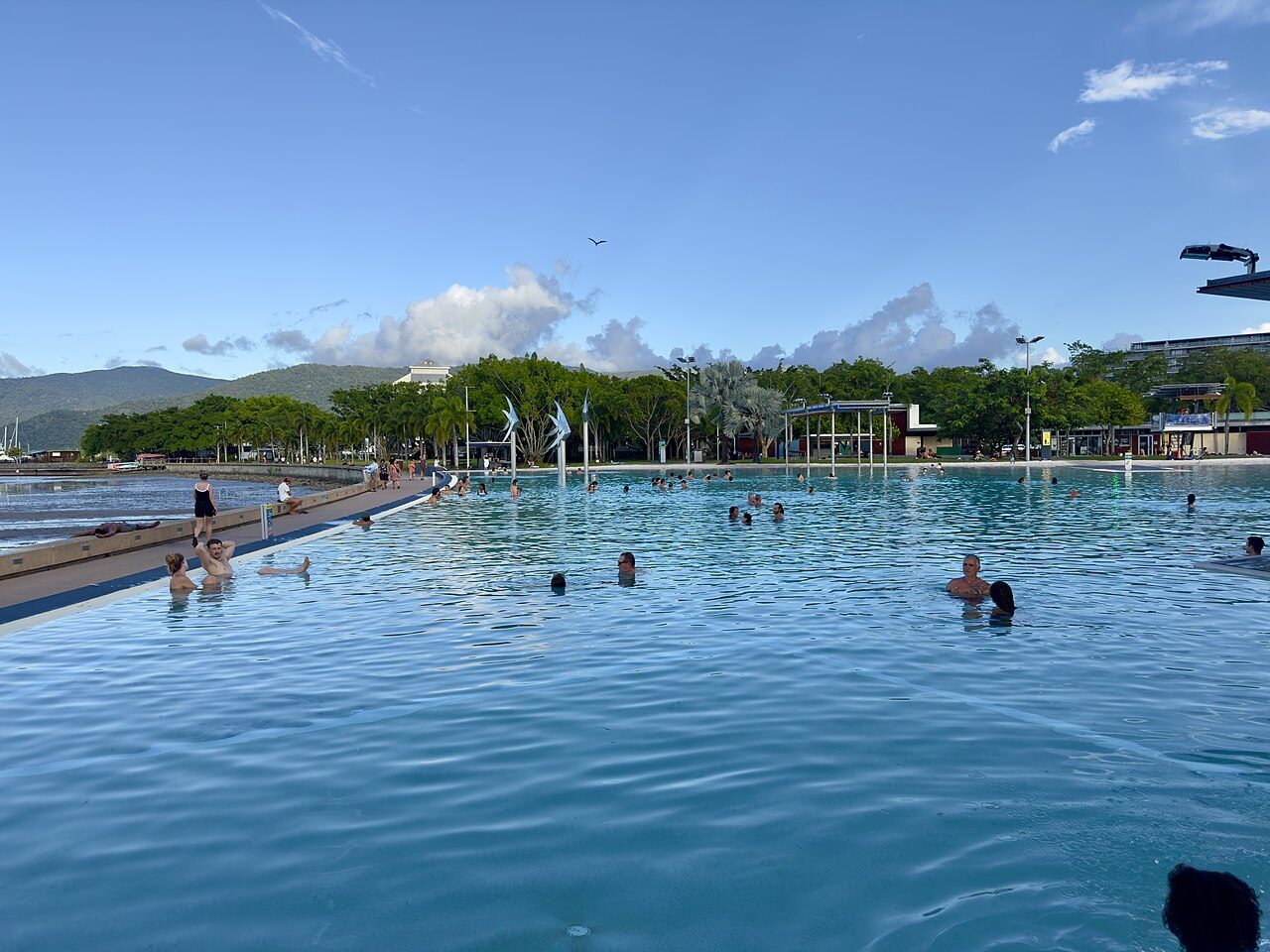 El paseo marítimo y la laguna, el corazón de qué ver en Cairns