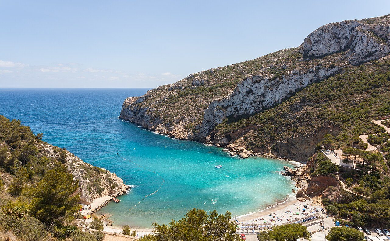 La Cala Granadella, la playa más famosa que ver en Jávea