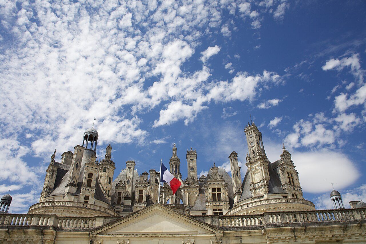 Las terrazas y chimeneas, uno de los grandes atractivos que ver en Chambord