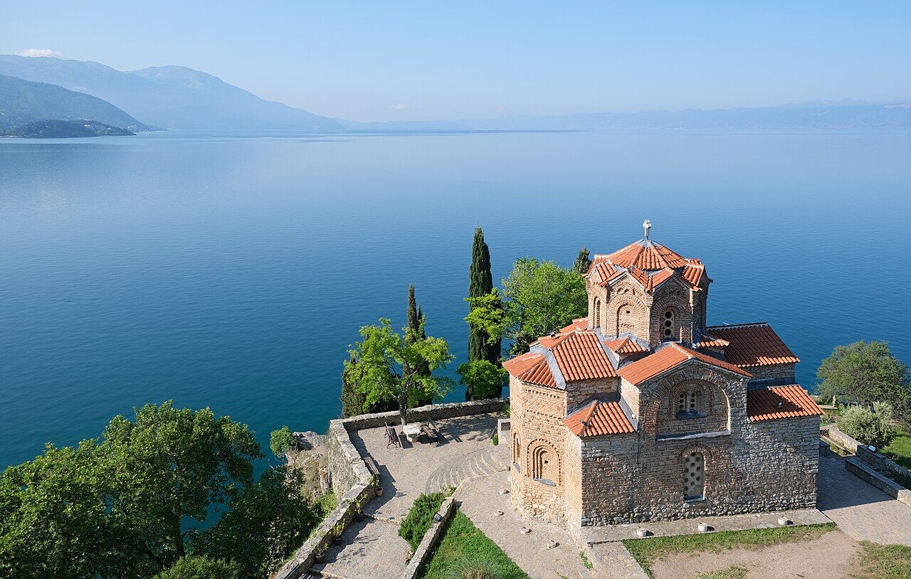 La iglesia de San Juan Kaneo, la postal más famosa de qué ver en Ohrid