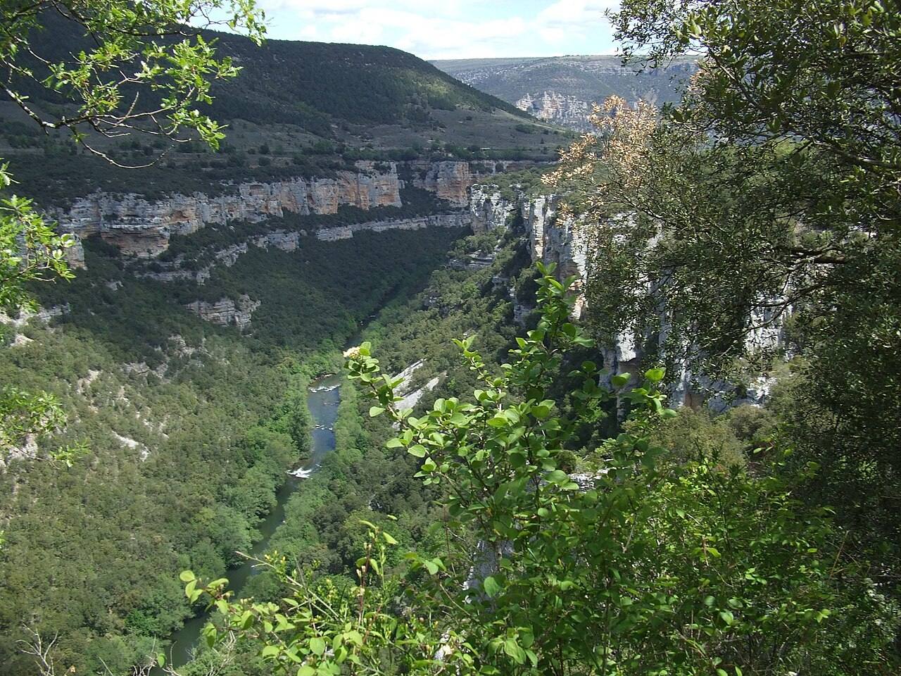 Los cañones del Ebro, uno de los paisajes más impresionantes que ver en la provincia de Burgos.