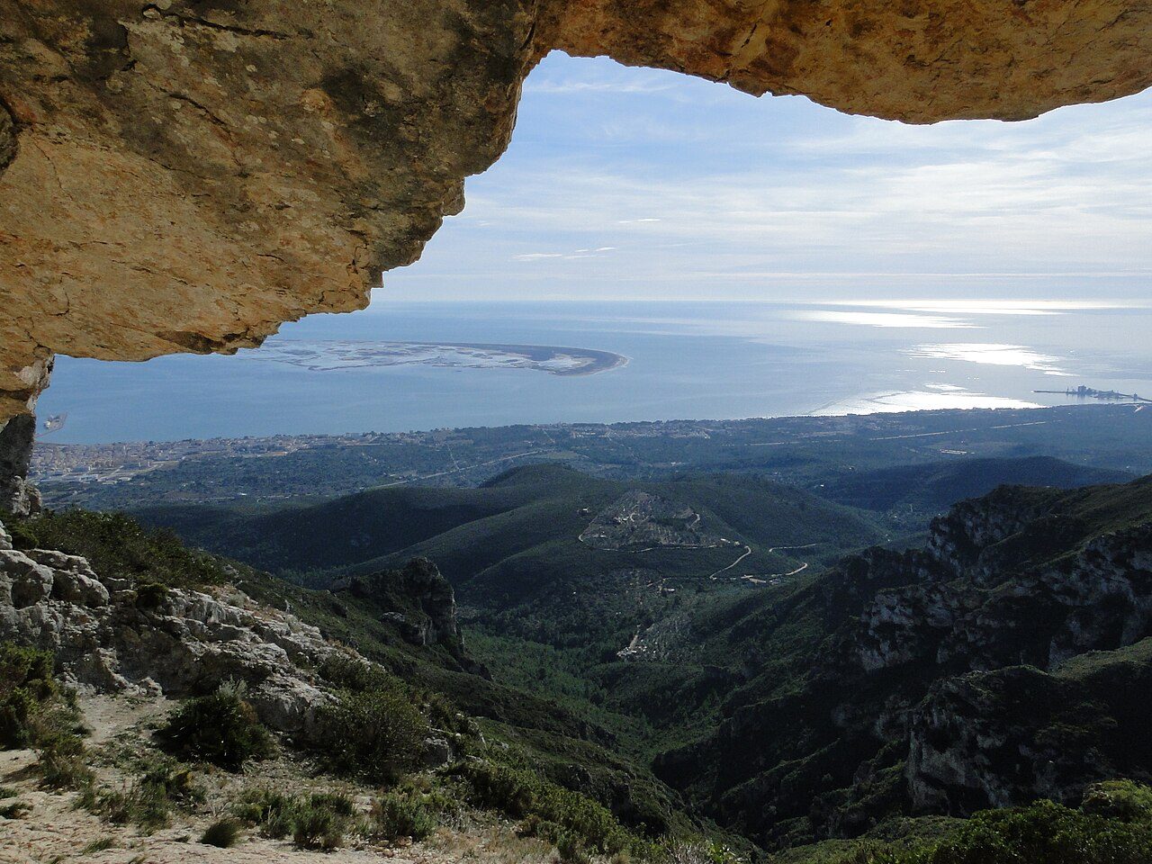La Foradada, uno de los mejores miradores que ver en San Carlos de la Rápita y alrededores