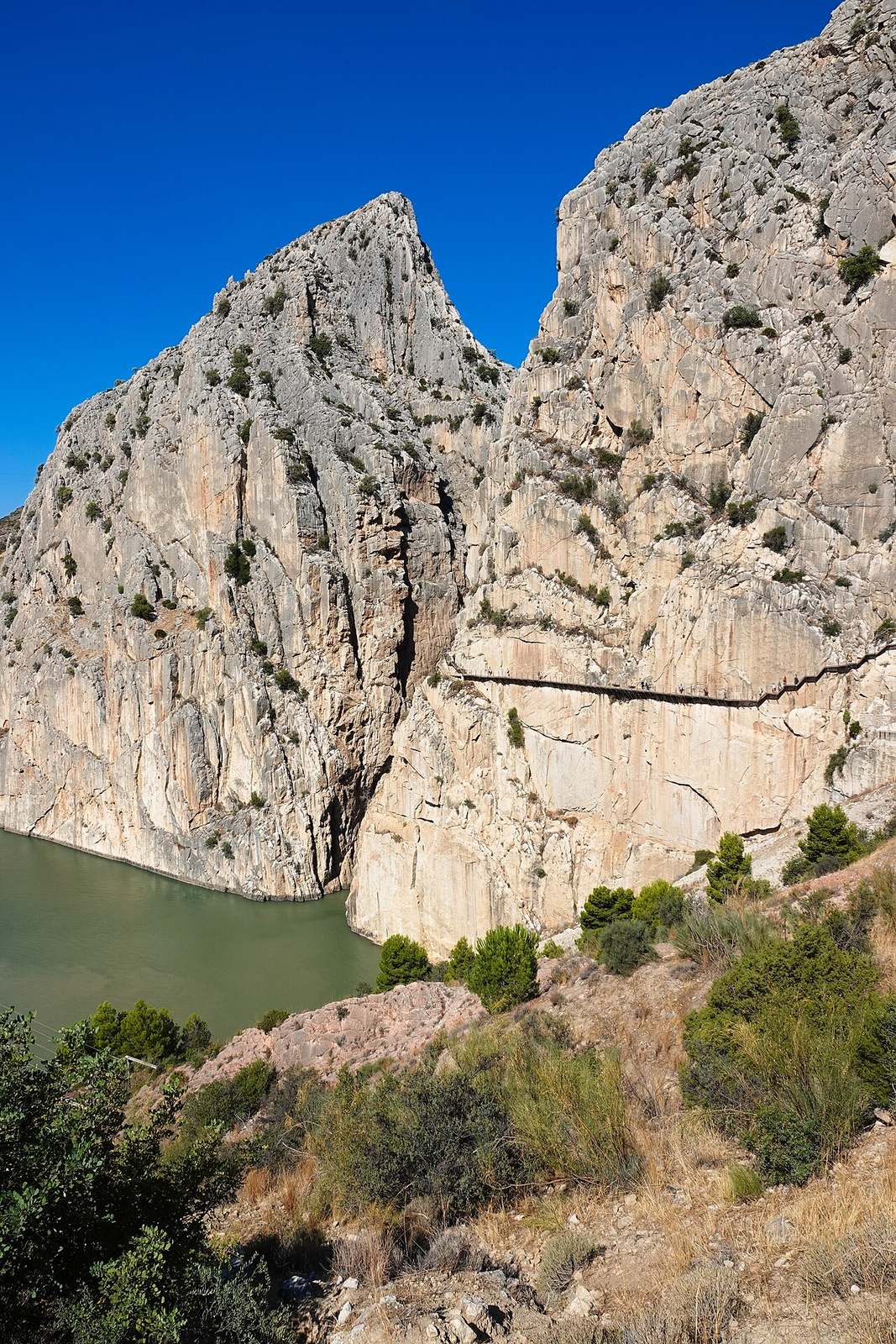 El río Guadalhorce atravesando el desfiladero, una de las mejores vistas de Ardales