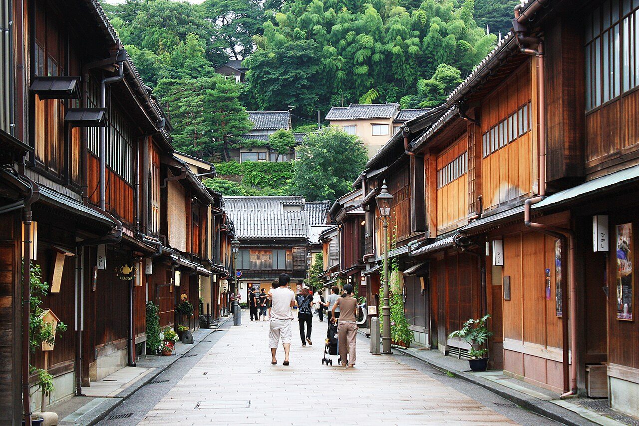 El barrio de geishas Higashi Chaya, uno de los rincones más bonitos que ver en Kanazawa