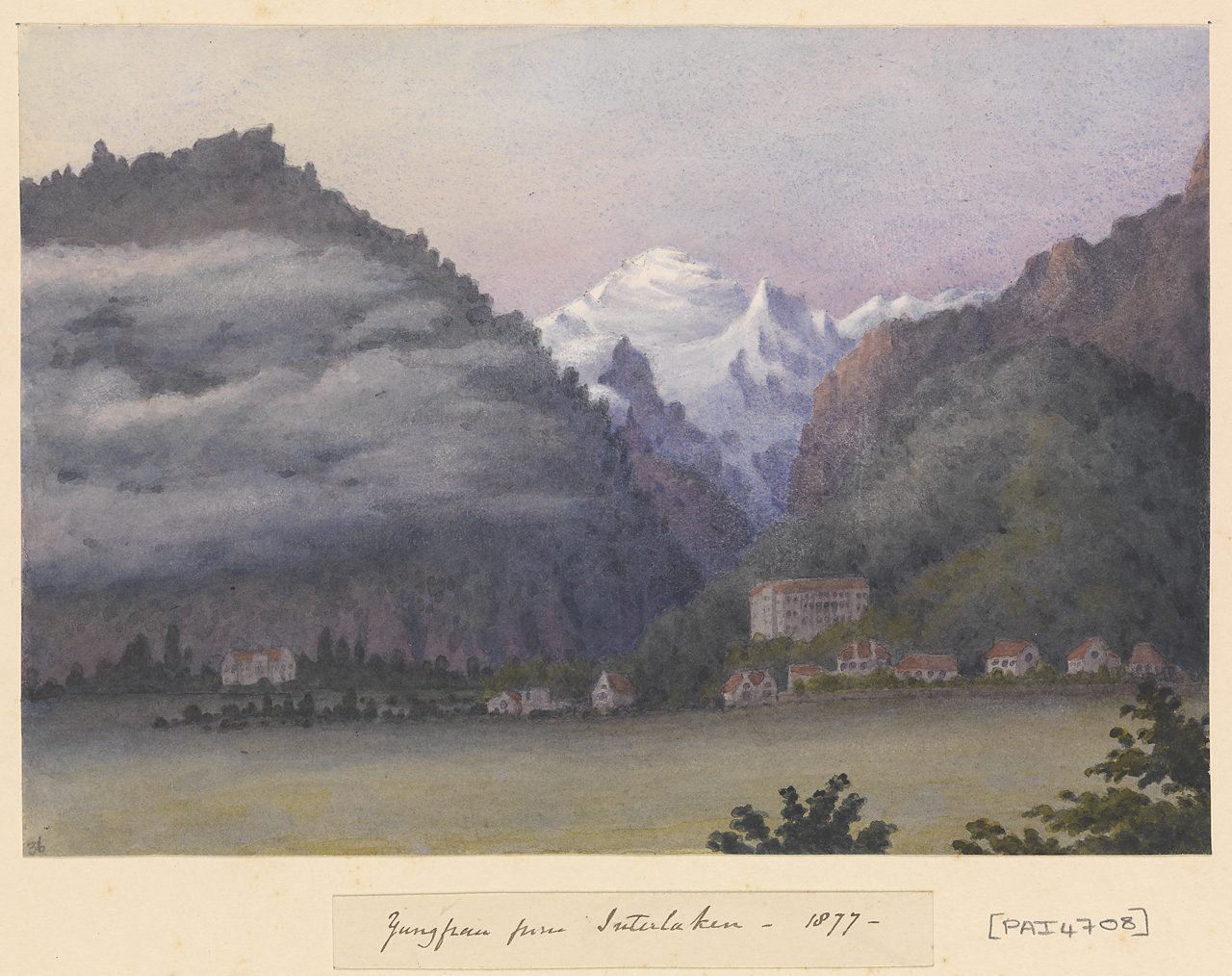 Panorámica de Interlaken entre los lagos de Thun y Brienz, uno de los grandes imprescindibles de Suiza