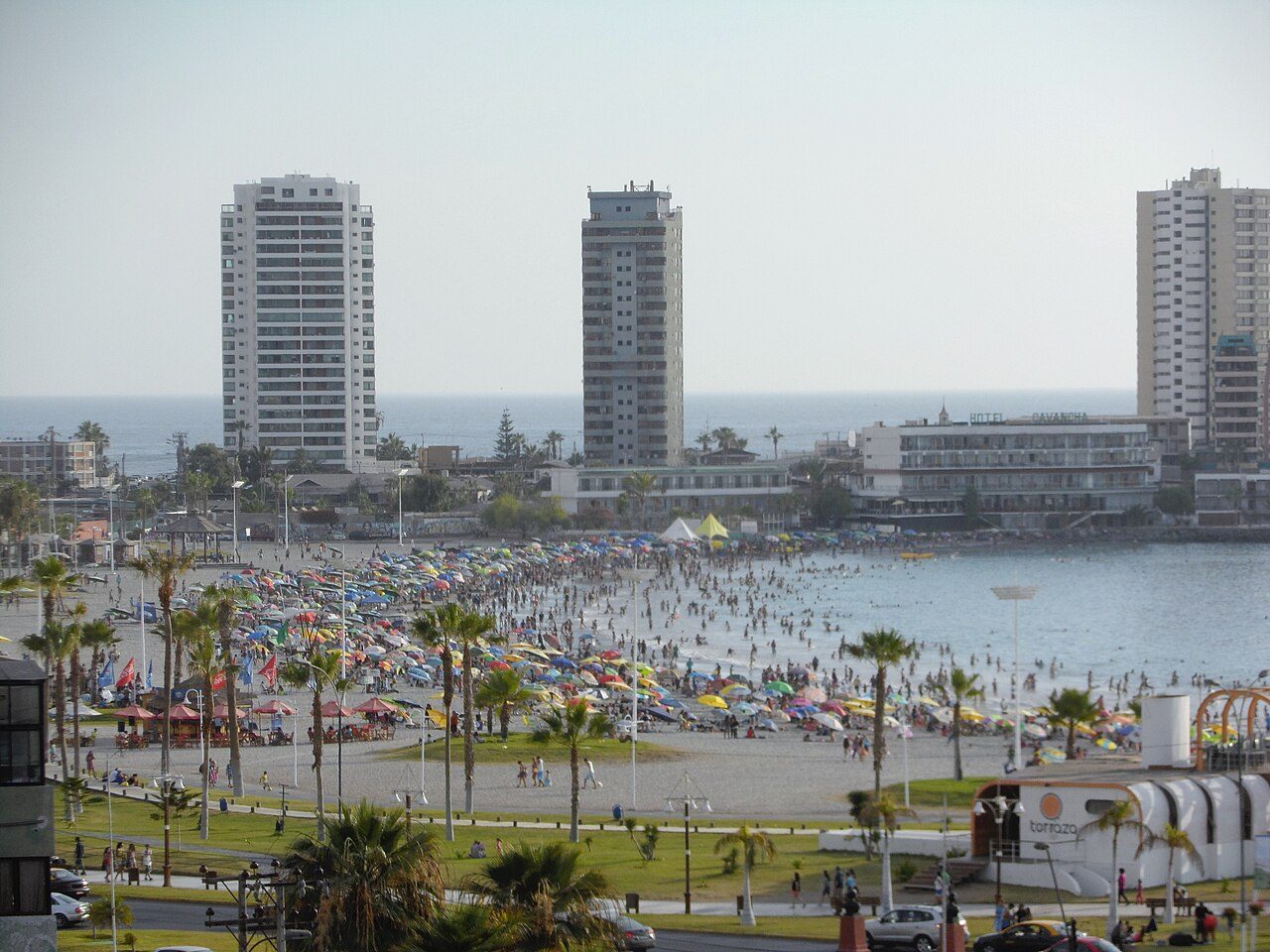 Vista de la costa de Iquique, uno de los grandes atractivos que ver en Iquique