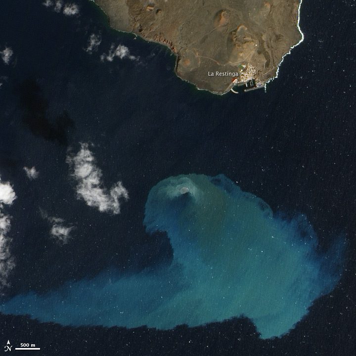Vista del puerto pesquero de La Restinga, el punto más al sur de El Hierro