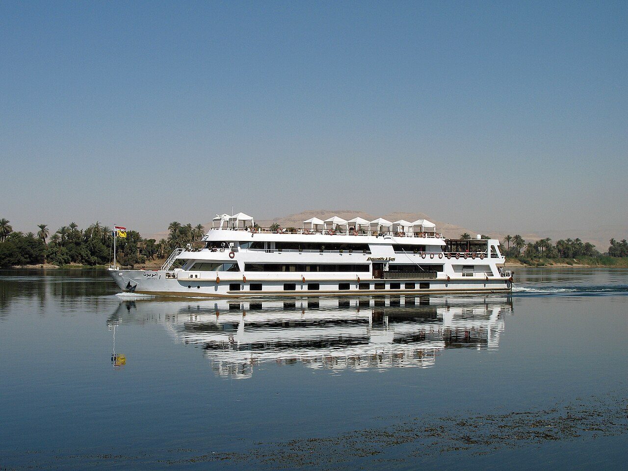 Los cruceros por el Nilo parten de Luxor rumbo a Asuán