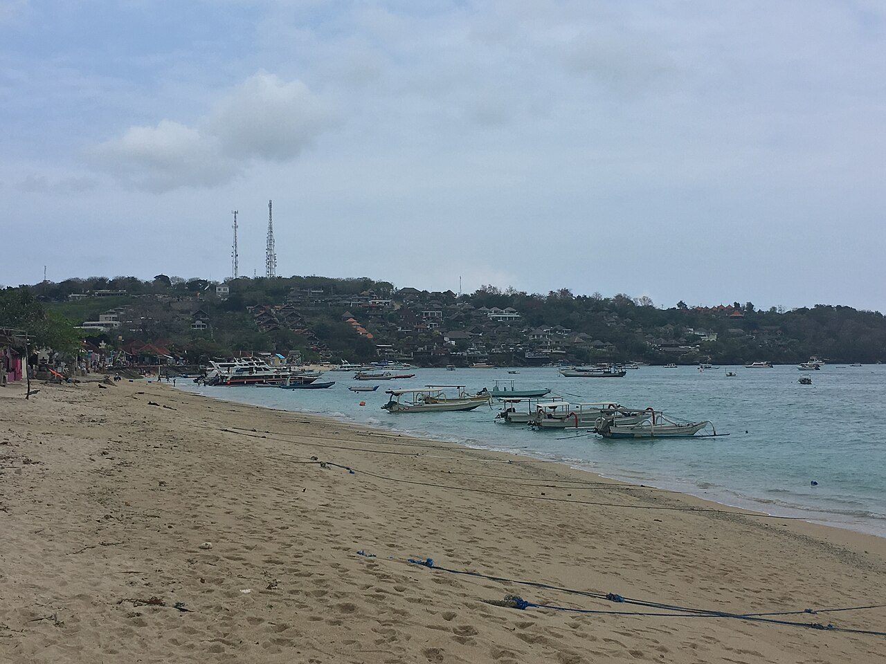 La llegada en lancha rápida a Nusa Lembongan desde Bali
