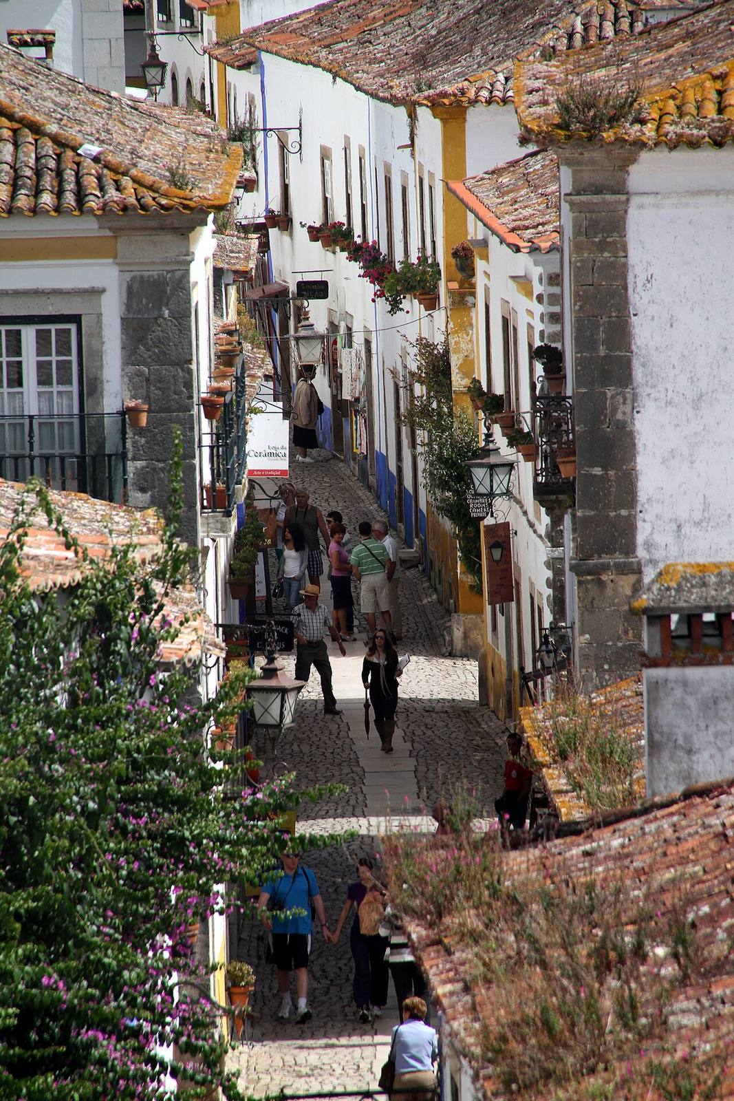 La Rua Direita, corazón de las cosas que ver en Óbidos