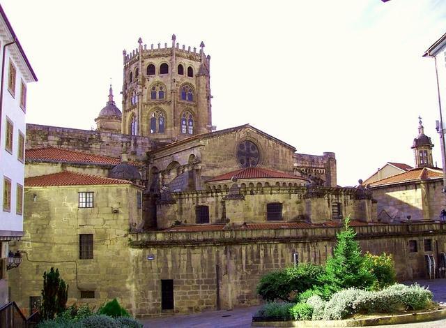 Uno de los free tours en Orense a su paso por el casco histórico y la Catedral de San Martín.