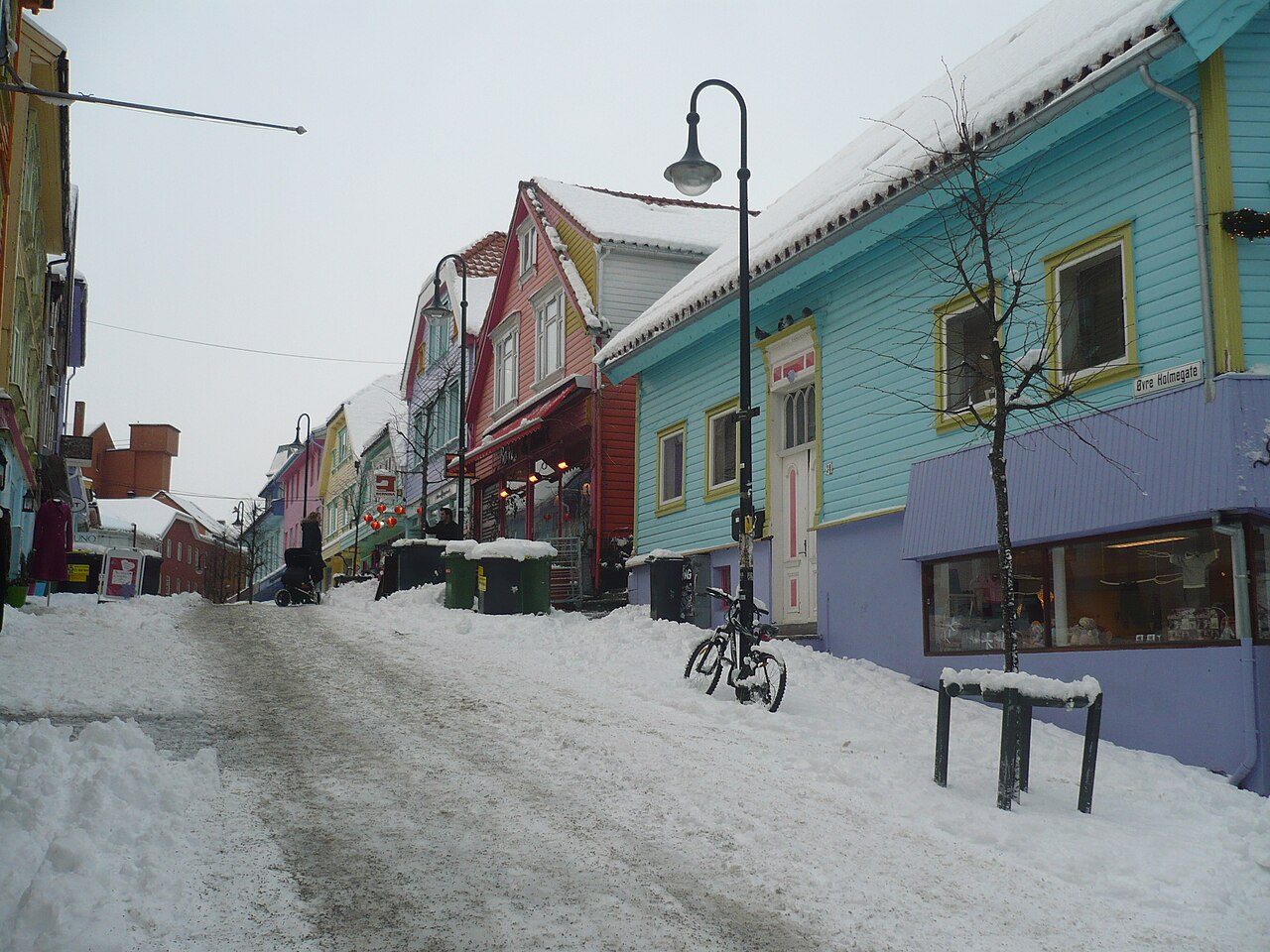 Øvre Holmegate, la calle de colores imprescindible que ver en Stavanger