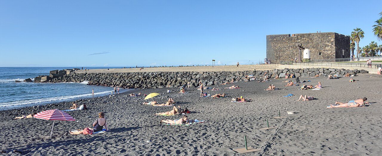 Playa Jardín, una de las cosas gratis que ver en Puerto de la Cruz