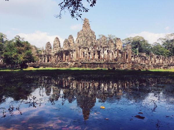 Las caras del templo Bayón en Angkor Thom, otro imprescindible que ver en Siem Reap