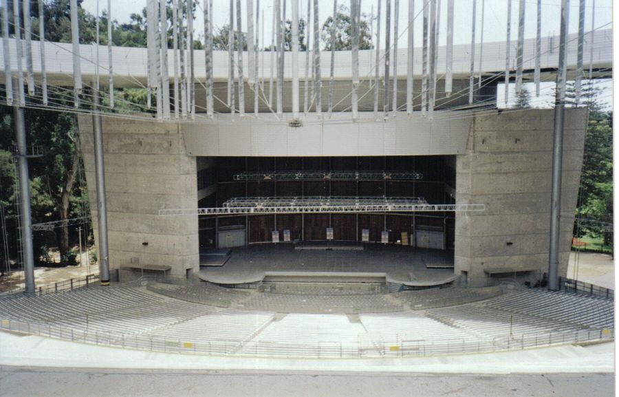 El anfiteatro de la Quinta Vergara, sede del Festival de Viña del Mar