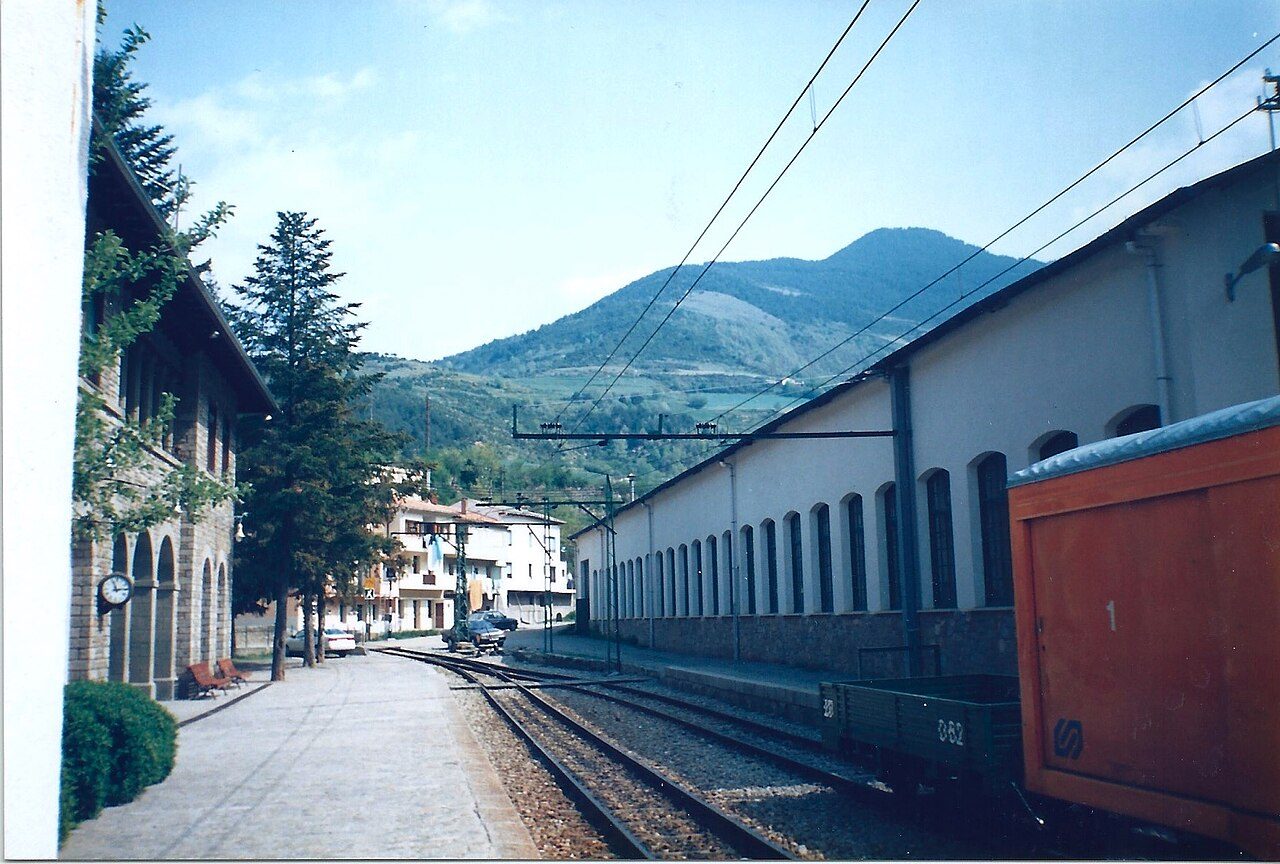 Vistas del pueblo de Ribes de Freser, puerta de entrada al Pirineo de Girona