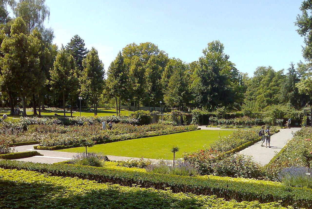 Vista panorámica de Berna desde el Jardín de las Rosas