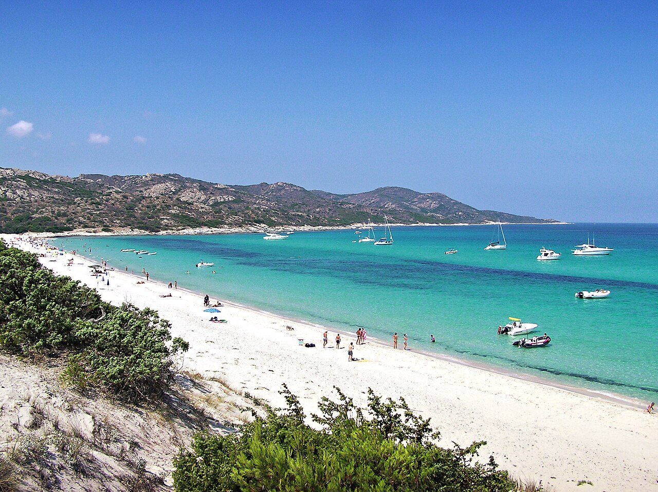 La playa de Saleccia, un imprescindible de qué ver en los alrededores de Calvi