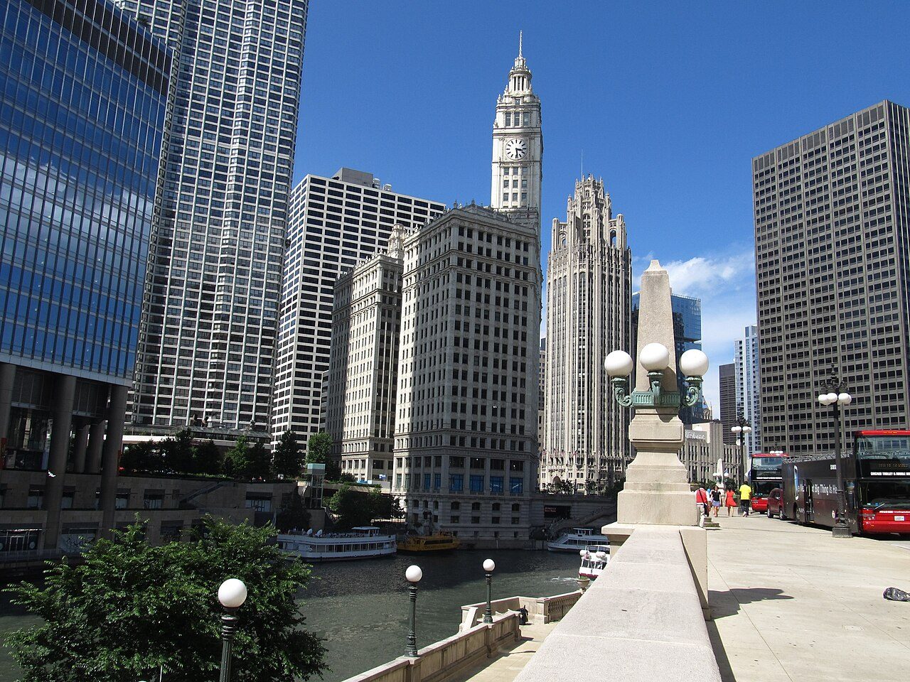La Riverwalk, ideal para pasear entre los barrios de Chicago