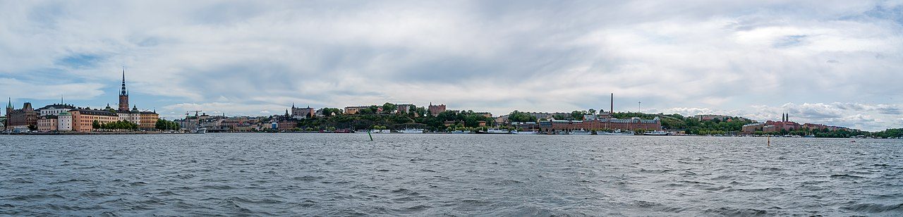 Vistas de Estocolmo desde el barrio de Södermalm, uno de los mejores miradores