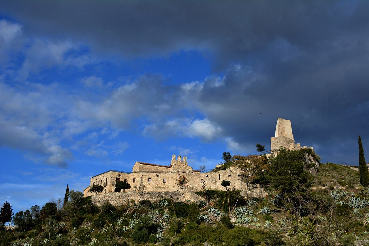 Vistas del Penedès desde un mirador cercano a San Sadurní de Noya