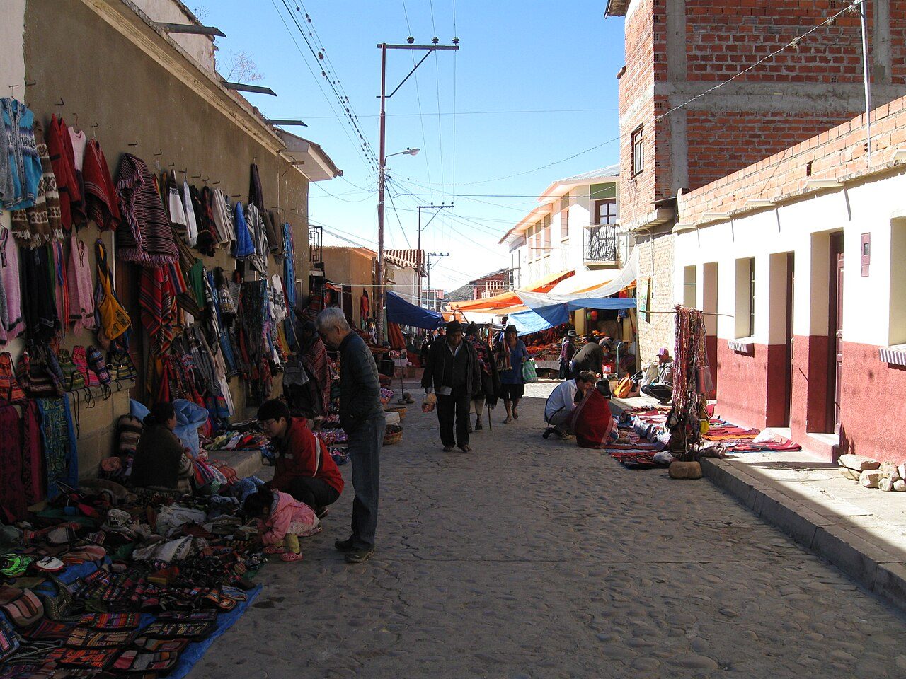 Mercado de Tarabuco, una de las excursiones de un día en Sucre más populares