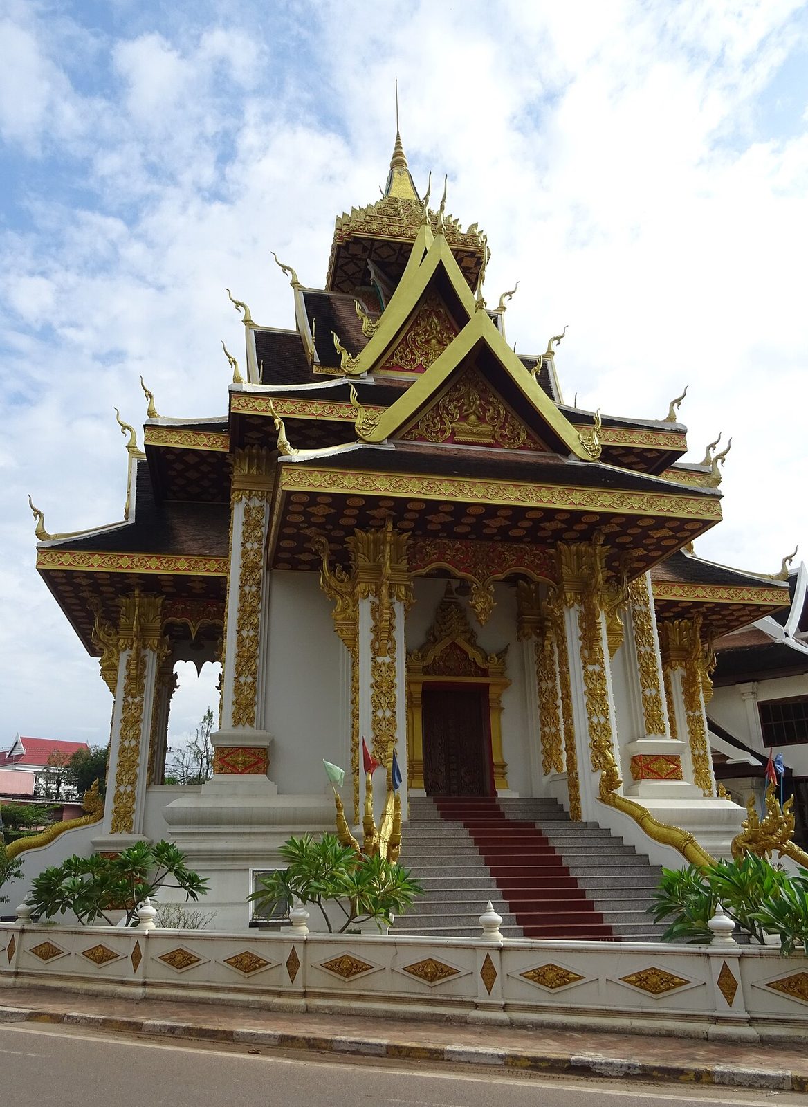Vistas de Vientián, capital de Laos, junto al río Mekong