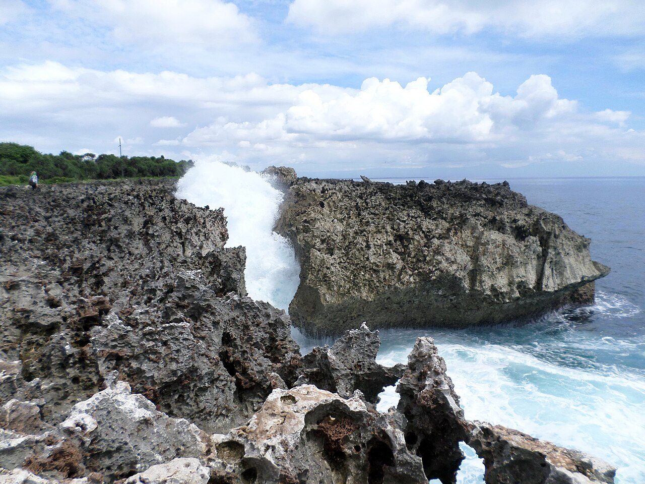El Water Blow, uno de los imprescindibles que ver en Nusa Dua