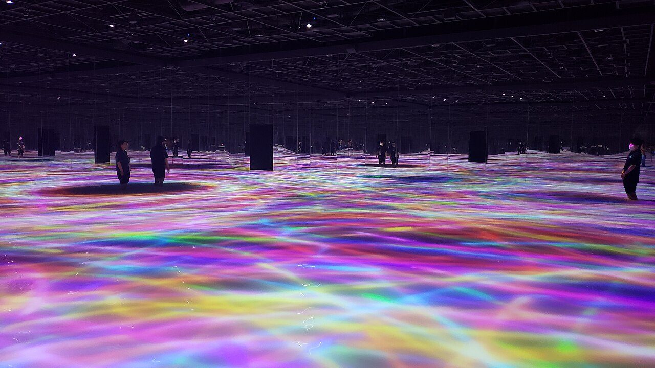 Arte digital inmersivo, uno de los museos en Tokio más fotografiados