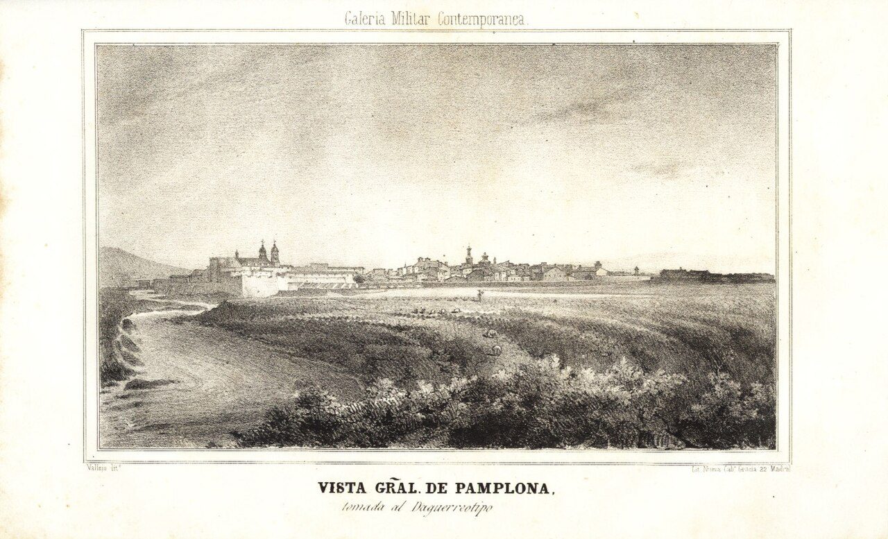 El casco antiguo de Pamplona, punto de partida de la ruta por Navarra.