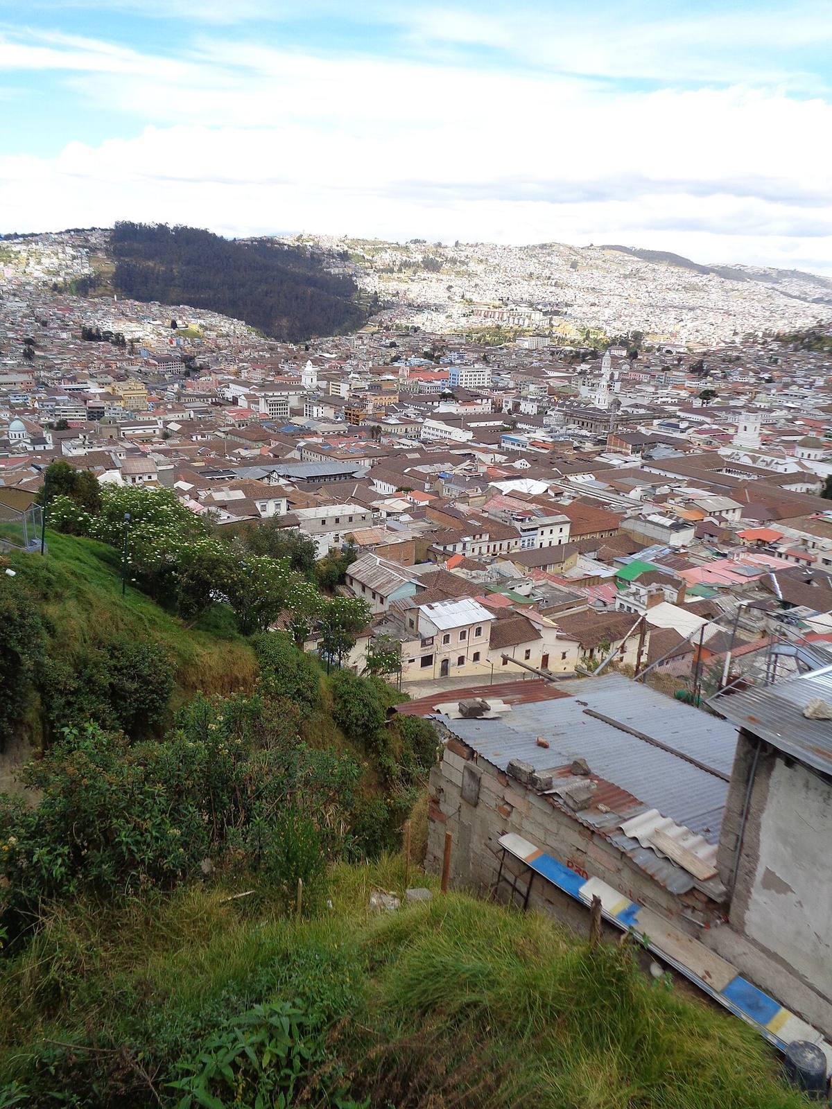 El casco histórico de Quito, Patrimonio de la Humanidad y punto de partida de la ruta.