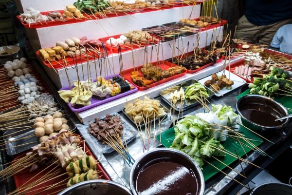 Puestos de comida callejera, el hilo conductor de esta ruta por Malasia.