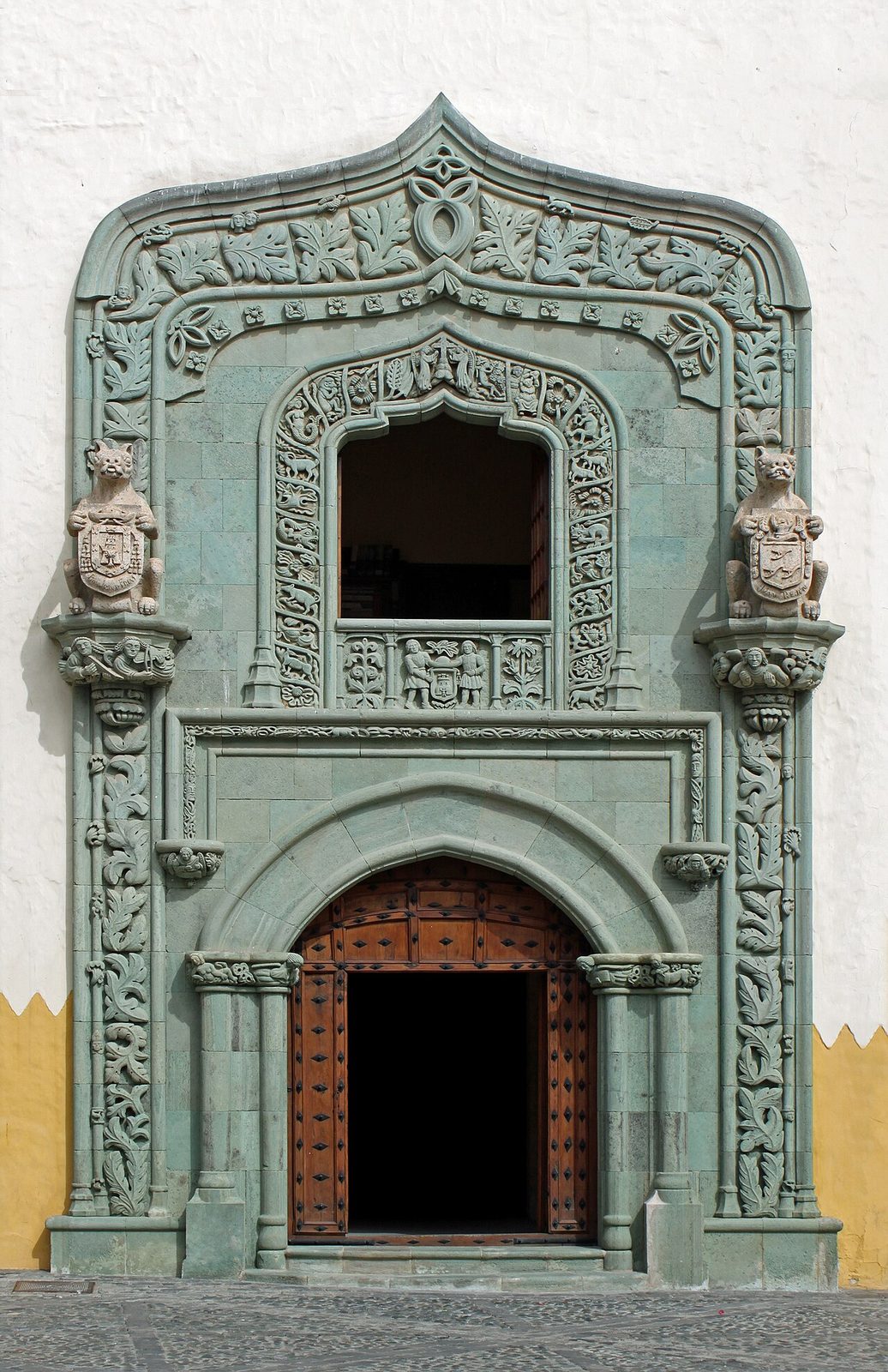 El patio de la Casa de Colón, en el barrio histórico de Vegueta.