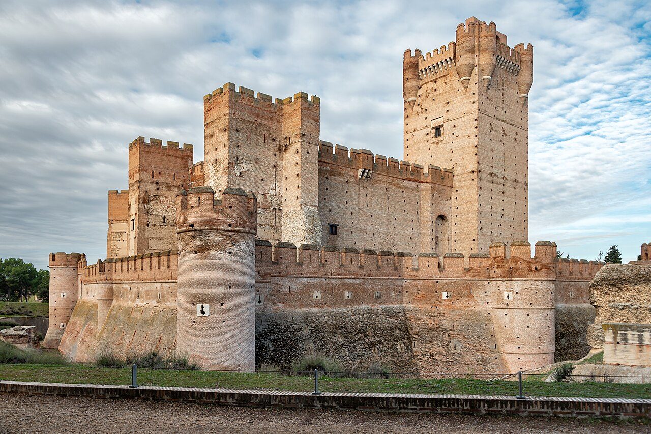El Castillo de la Mota, punto de partida de la ruta de museos por Valladolid.