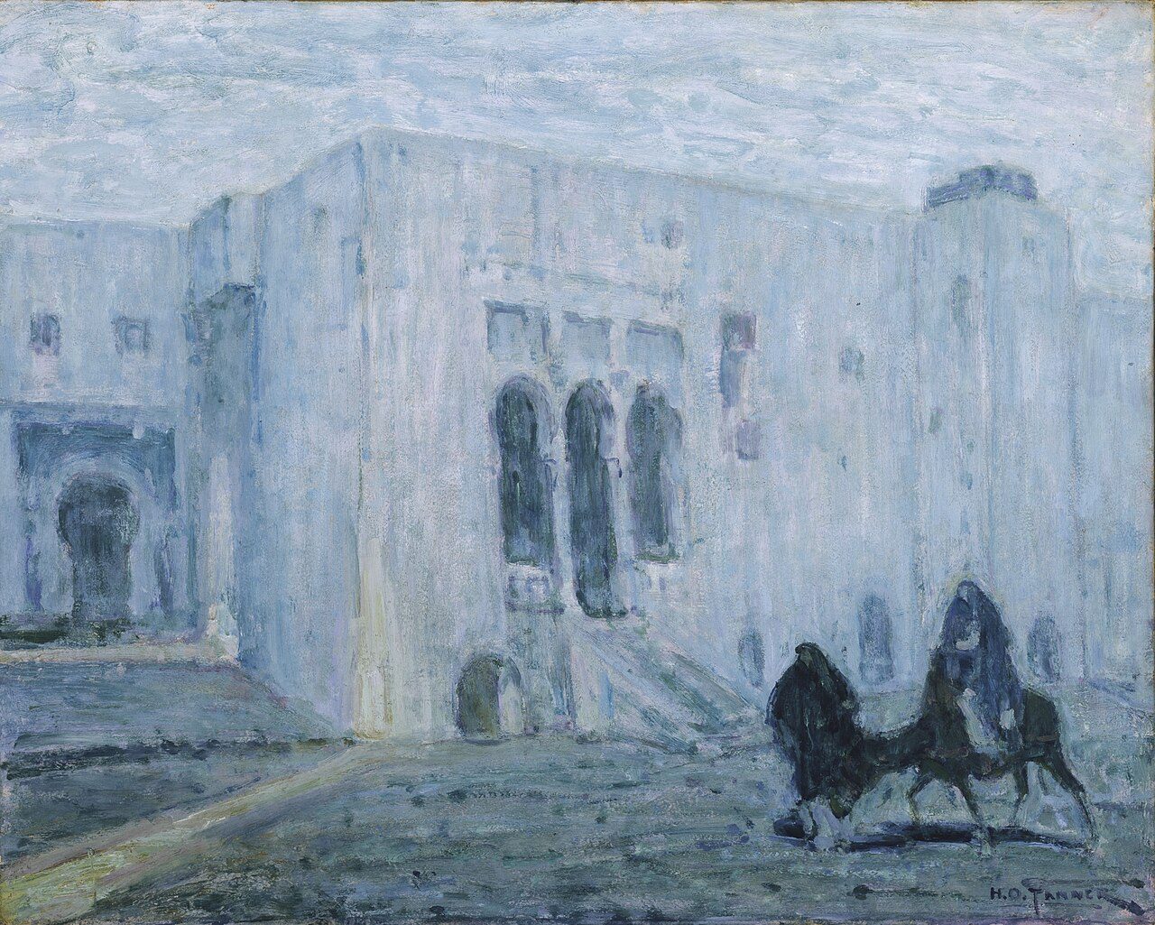 El Museo de la Kasbah de Tánger ocupa un palacio del siglo XVII con patios y azulejos.