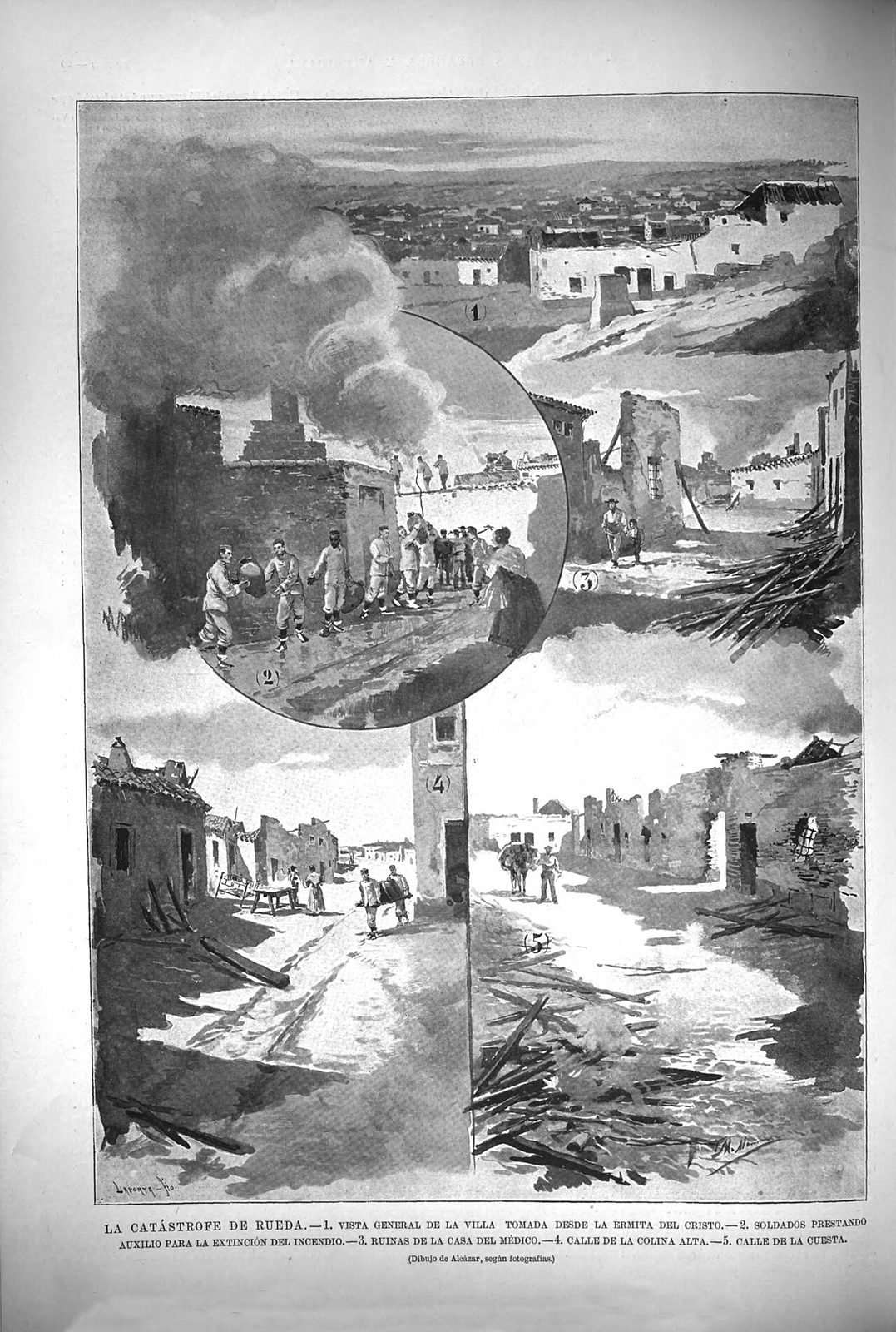 Viñedos y calles tranquilas en la comarca de Rueda, puerta de entrada a la ruta.