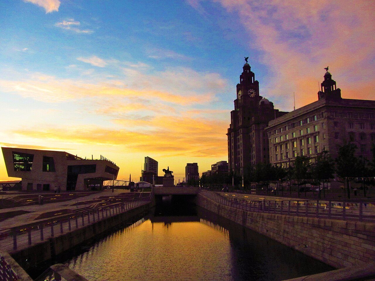 Vistas del río Mersey, punto de partida para descubrir qué ver en Liverpool