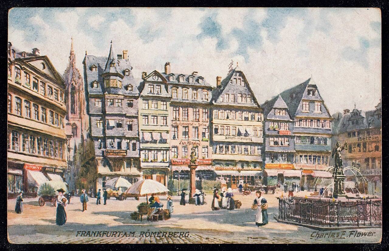 La plaza Römerberg, el corazón medieval que ver en Frankfurt