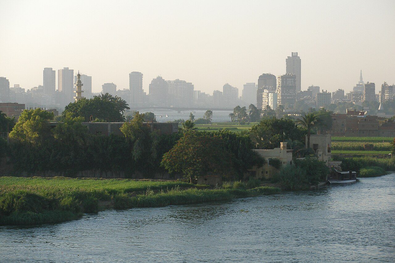 Vistas de El Cairo y el Nilo, primera imagen al llegar a la ciudad